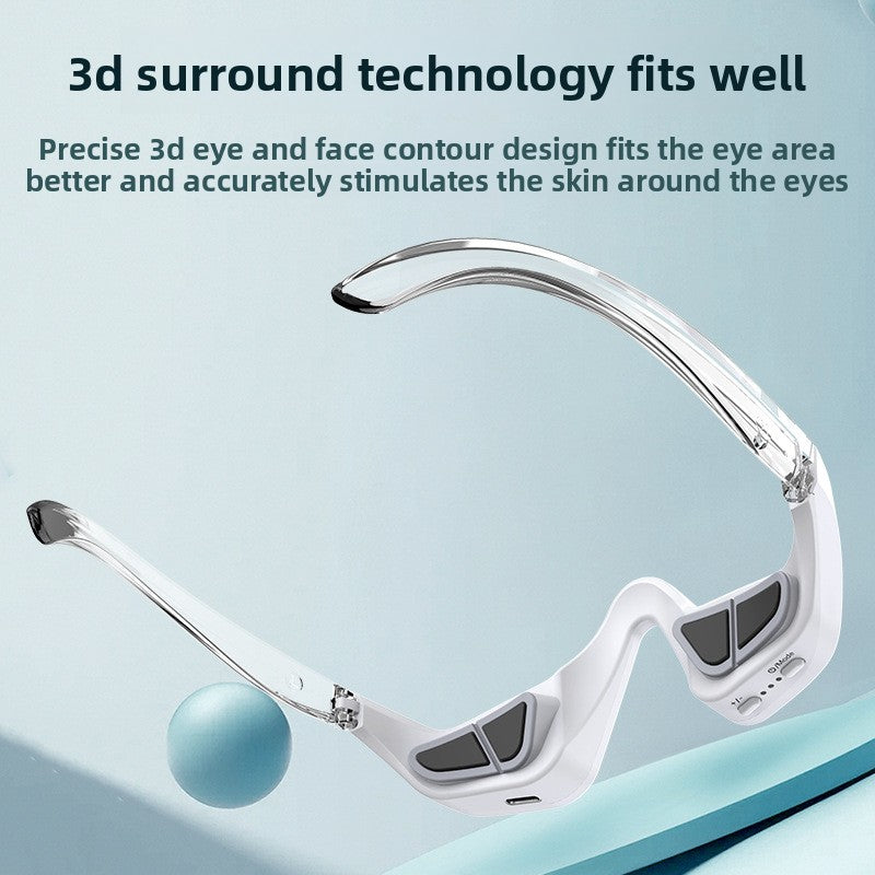 Microcurrent Eye Massager with Red Light Therapy