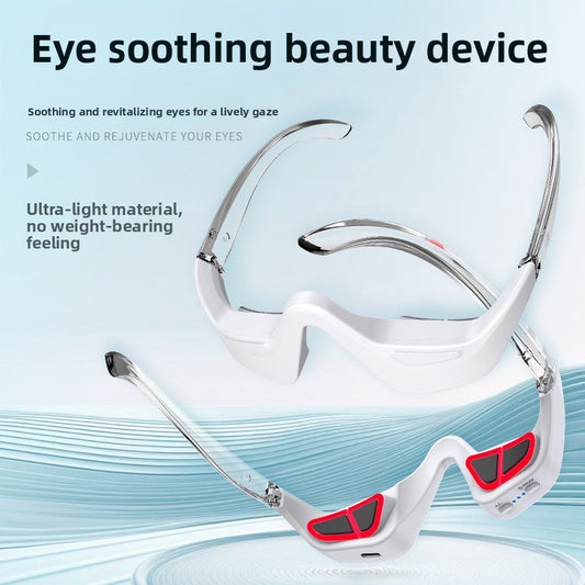 Microcurrent Eye Massager with Red Light Therapy