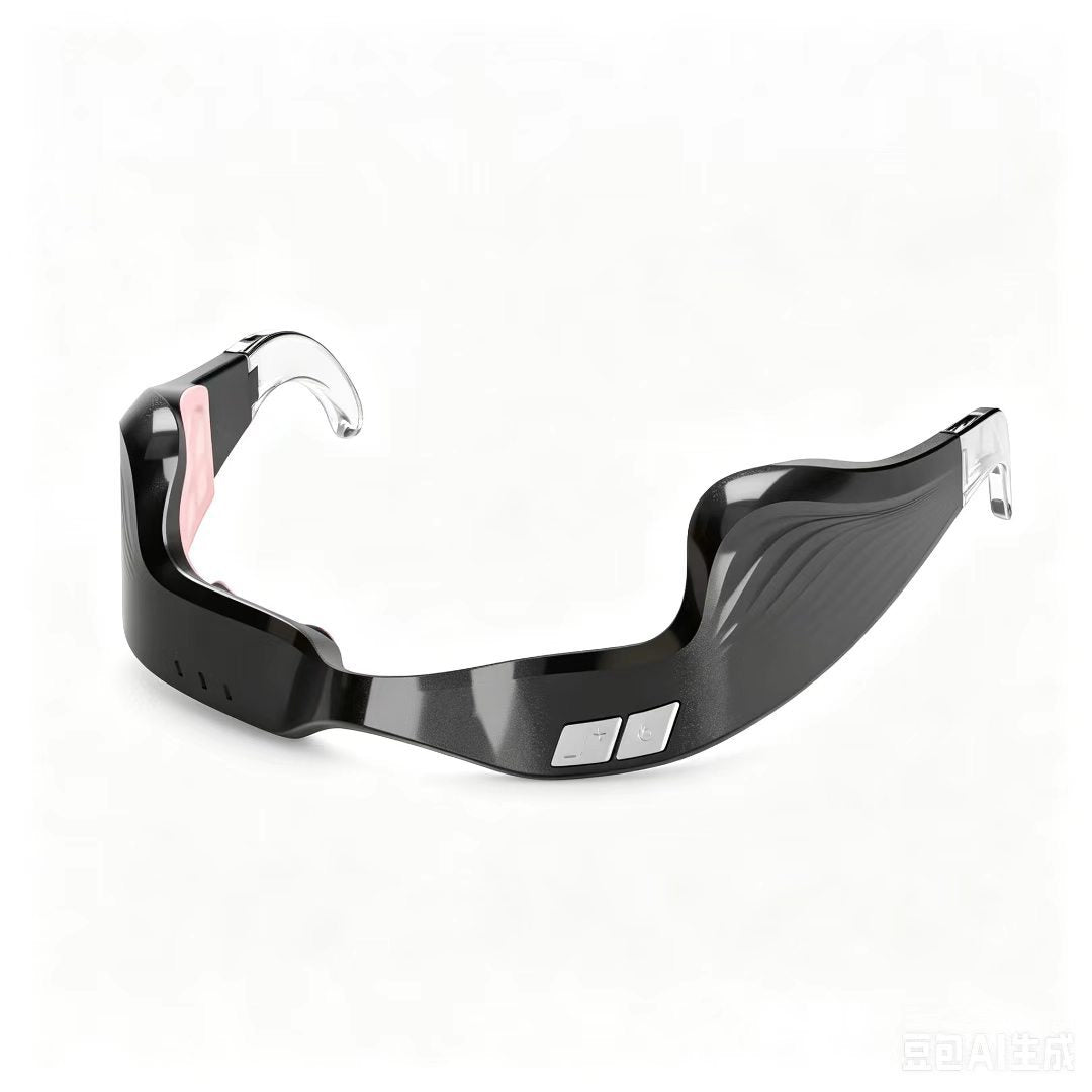 EMS Microcurrent Eye Massager with Red Light Therapy